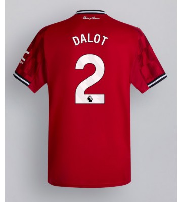 Manchester United Diogo Dalot #2 Replika Hemmatröja 2025-26 Kortärmad